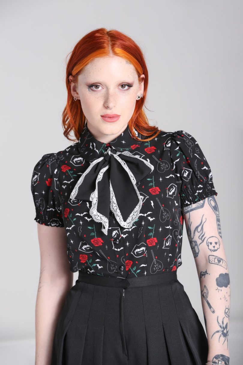 Lilith Blouse  Shop now at Kitty Darling