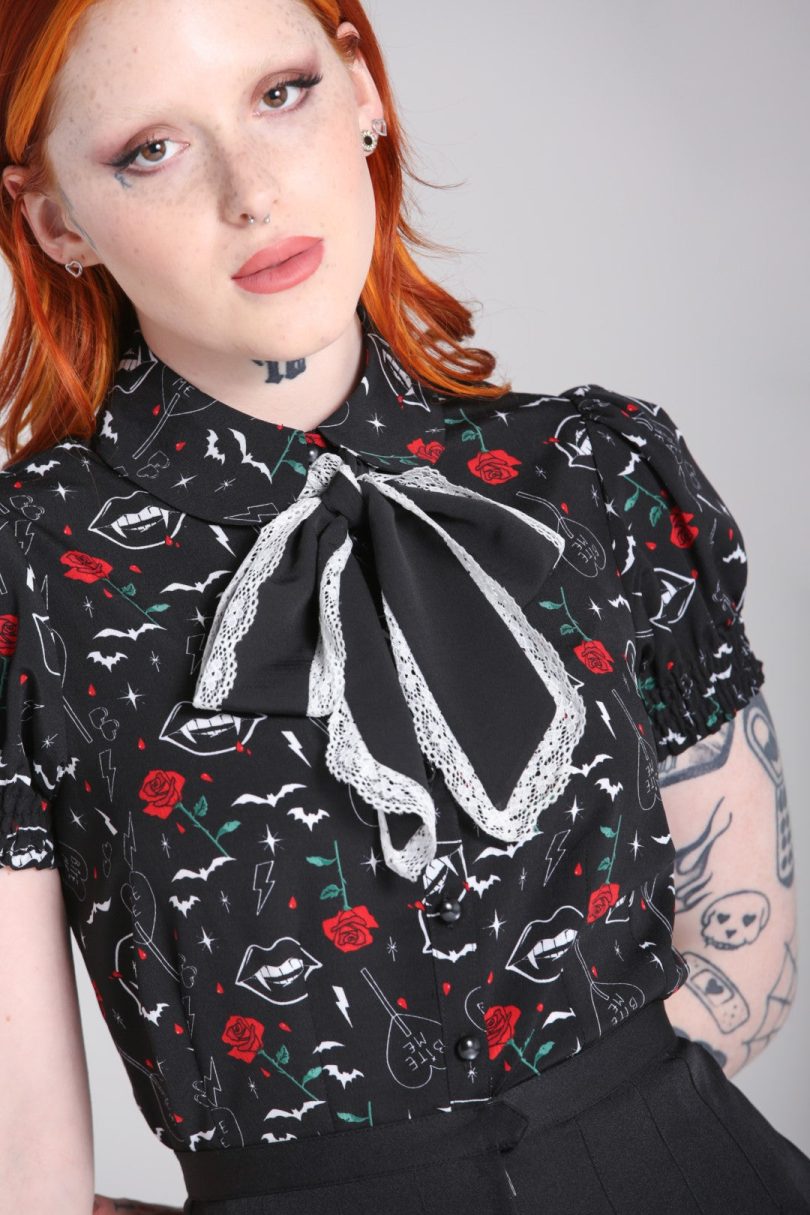 Lilith Blouse  Shop now at Kitty Darling