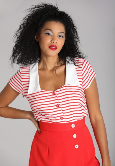 Ahoy Blouse – Shop now at Kitty Darling