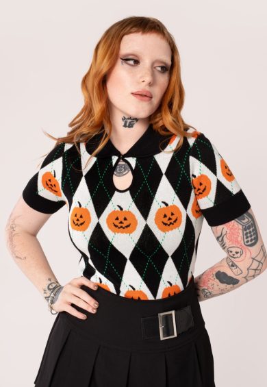Pumpkin Head Top – Shop now at Kitty Darling