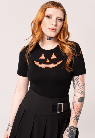 Jack-O-Lantern Top – Shop now at Kitty Darling
