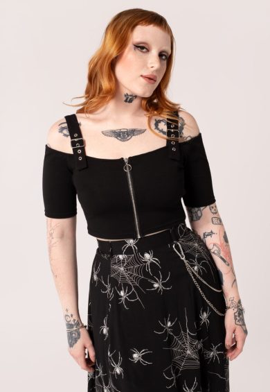 Obsidian Top – Shop now at Kitty Darling