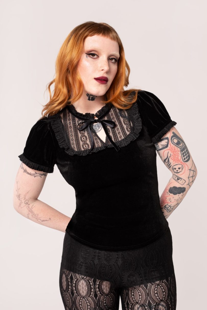 Mourning Top  Shop now at Kitty Darling