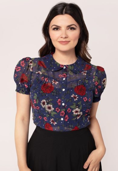 Camellia Blouse – Shop now at Kitty Darling