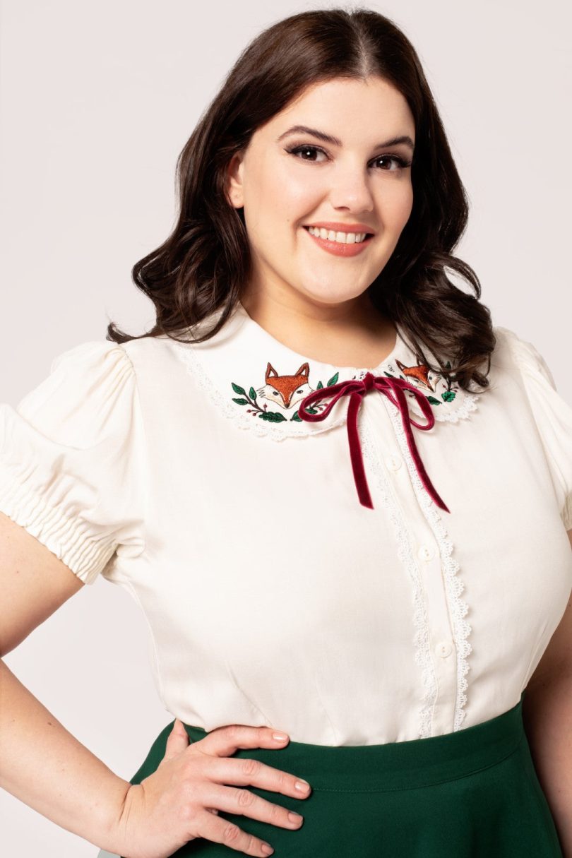 Basil Blouse  Shop now at Kitty Darling