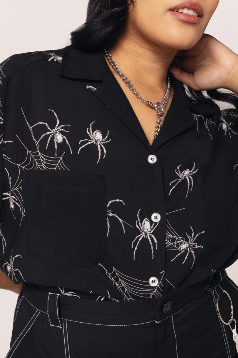 Grungy Spider Shirt  Shop now at Kitty Darling