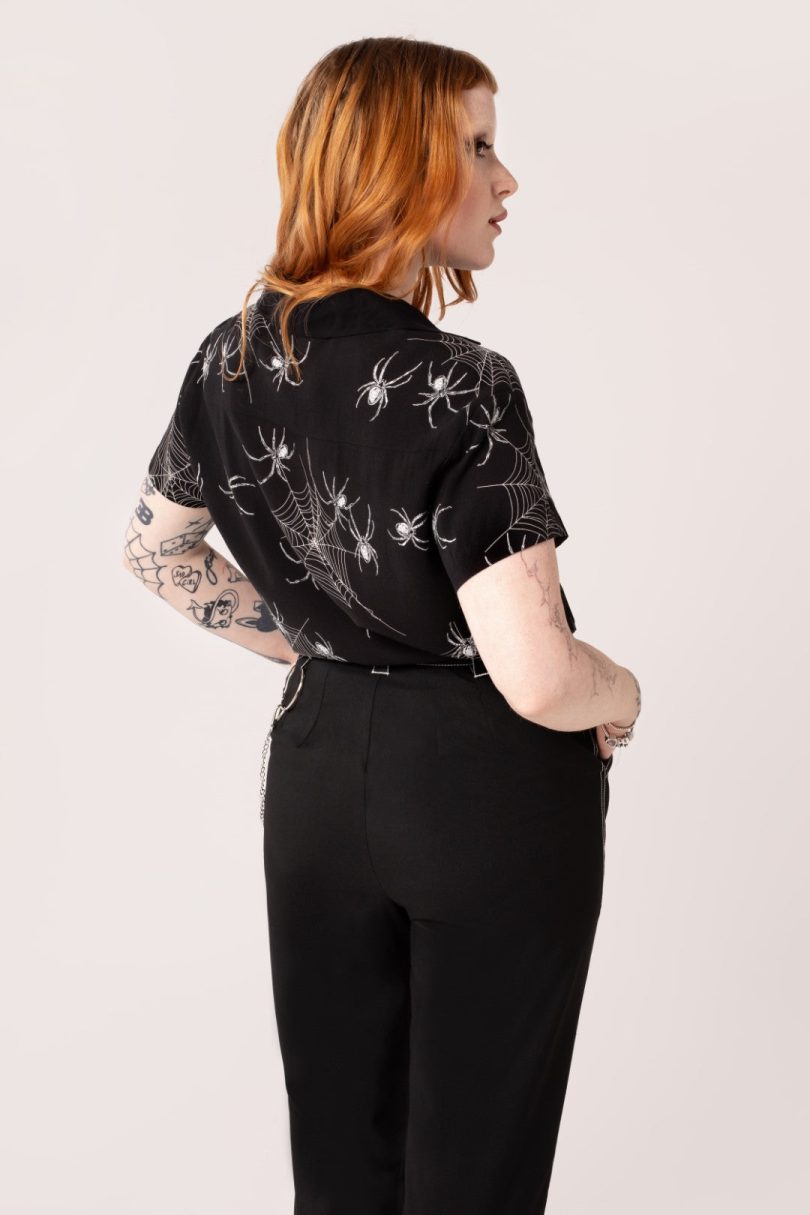 Grungy Spider Shirt  Shop now at Kitty Darling