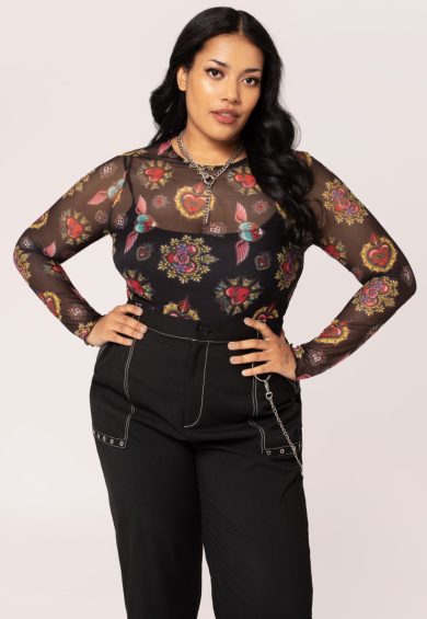 Amias Mesh Top – Shop now at Kitty Darling