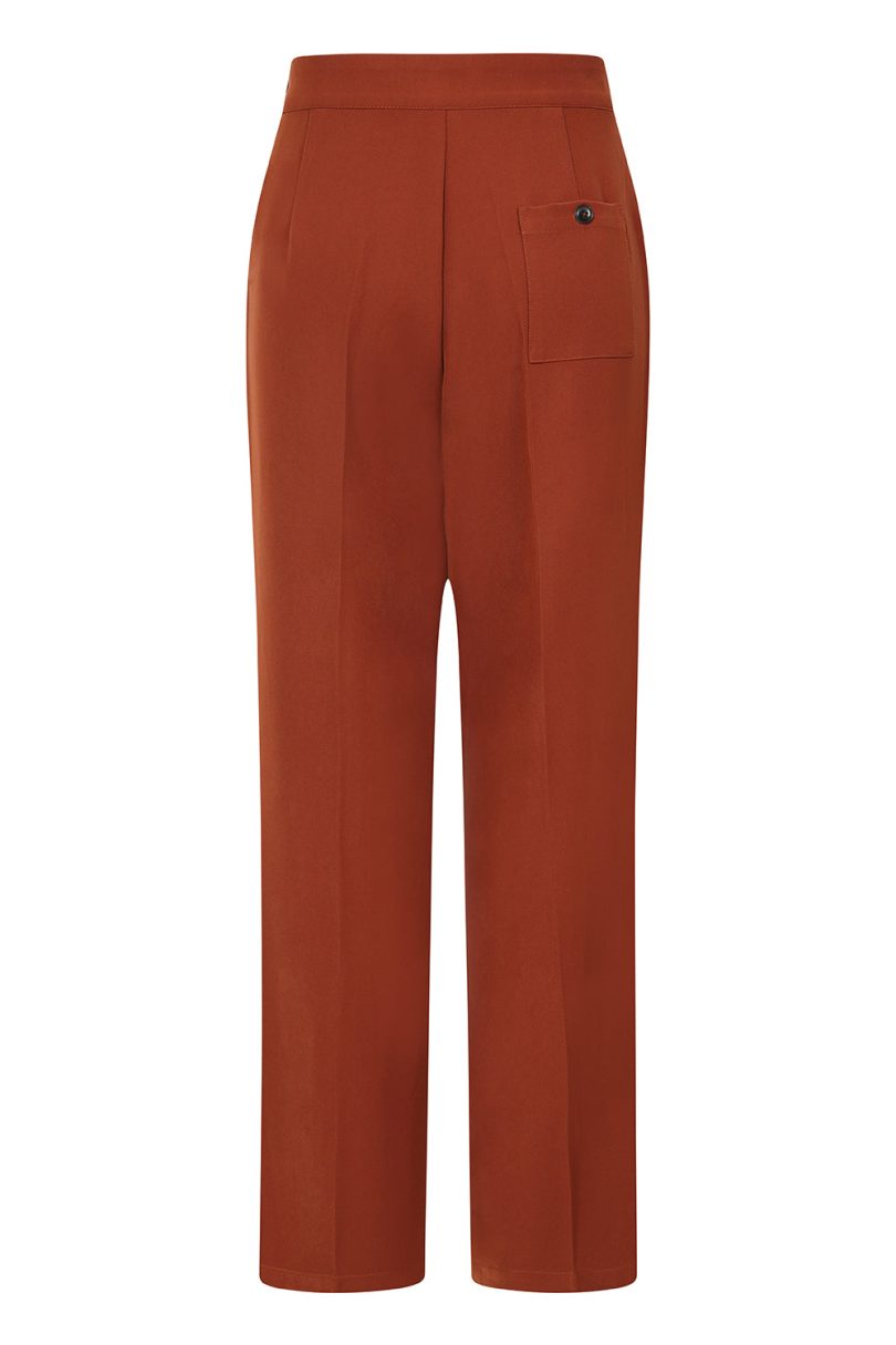 Ginger Swing Trousers Brown  Shop now at Kitty Darling