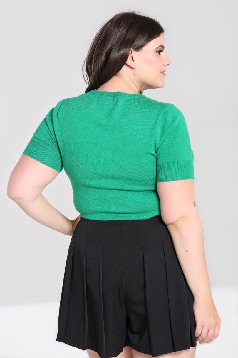 Bat Top Green  Shop now at Kitty Darling