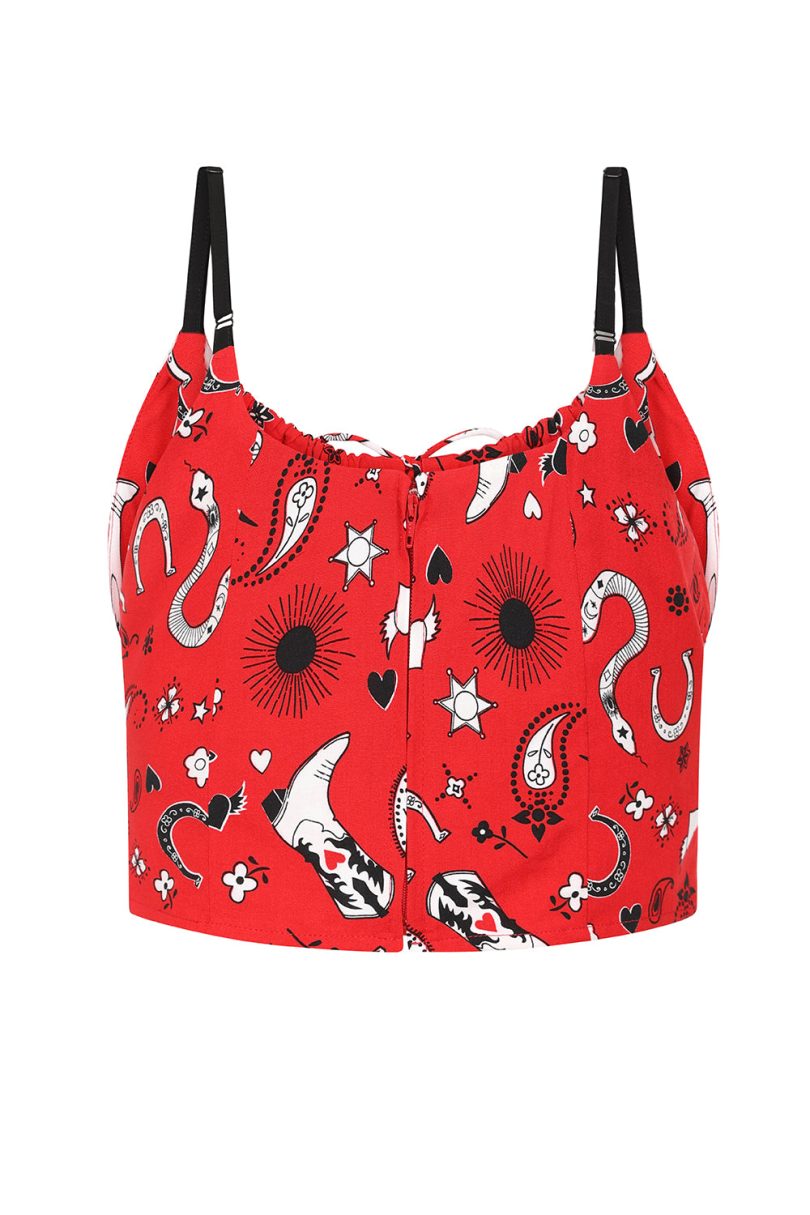 Emmylou Crop Top  Shop now at Kitty Darling