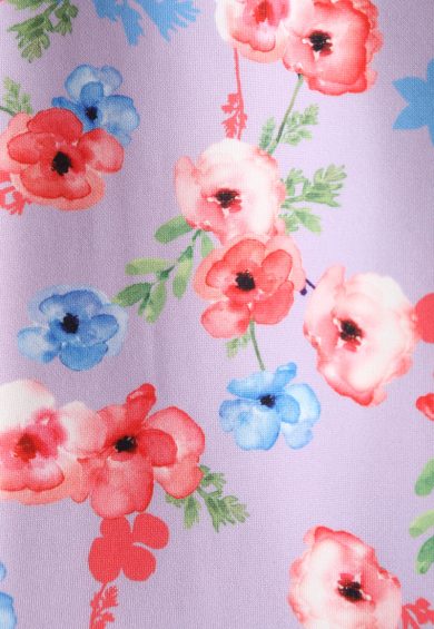 Lily Lilac Watercolour Floral Off Shoulder Dress – Dresses | Kitty Darling