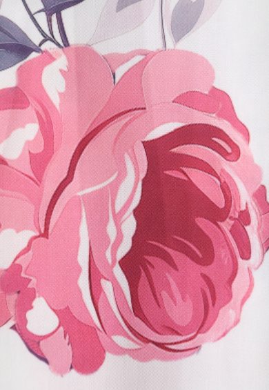 White Vintage-Inspired Pink Rose Print Dress – Dresses | Kitty Darling