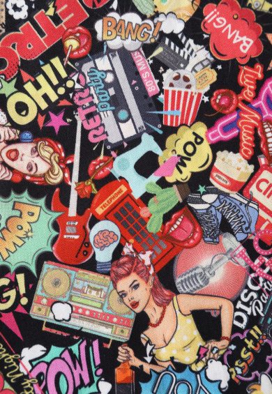 Penelope Rockabilly Pop Art Shirt Dress – Dresses | Kitty Darling