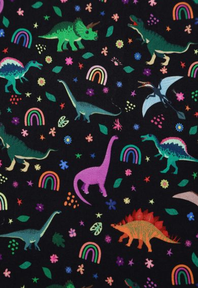 Penelope II Black Rockabilly Dino & Rainbow Print Shirt Dress – Dresses | Kitty Darling