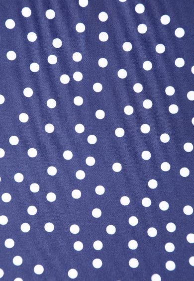 Norma Cross Strap Lace Pencil Dress in Navy Blue Polka Print – Dresses | Kitty Darling