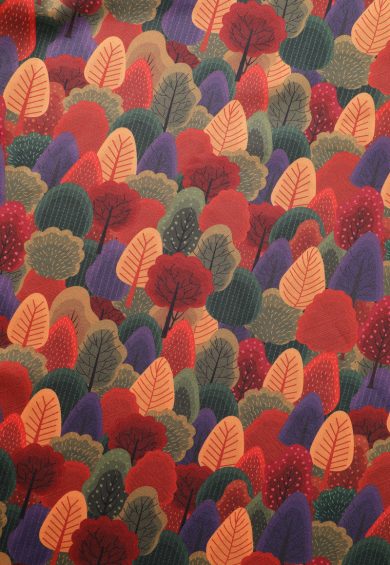 Scarlette Red Fall Foliage Print Stretchy Dress – Dresses | Kitty Darling