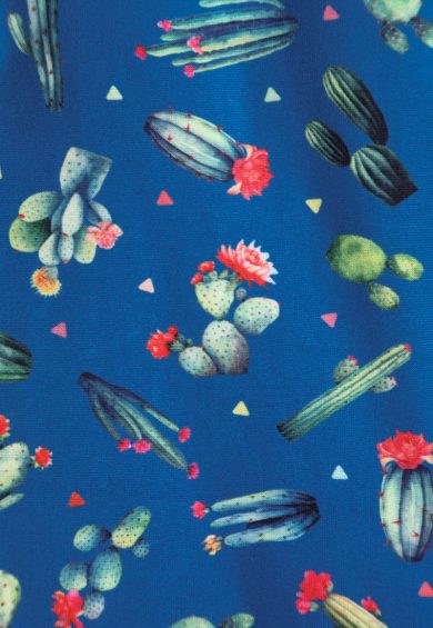 Matilda Cactus Blue Wrap Dress – Dresses | Kitty Darling