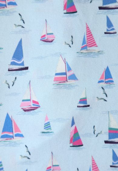 Matilda Sailboat Blue Wrap Dress – Dresses | Kitty Darling