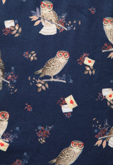 Matilda Navy Blue Owl Knit Wrap Dress – Dresses | Kitty Darling