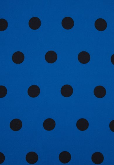 Matilda Dark Royal Blue & Black Polka Knit Wrap Dress – Dresses | Kitty Darling