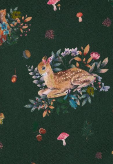 Billie Green Woodland Print Long Sleeved Dress – Dresses | Kitty Darling