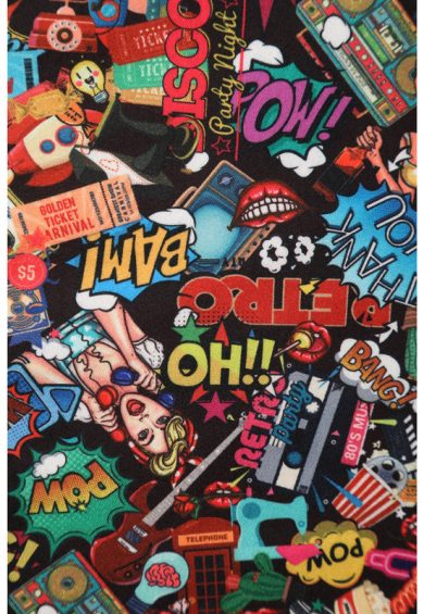 Billie Long Sleeved Pop Art Dress – Dresses | Kitty Darling