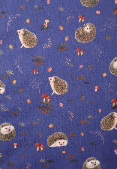 Billie Long Sleeved Purple Hedgehog Dress – Dresses | Kitty Darling