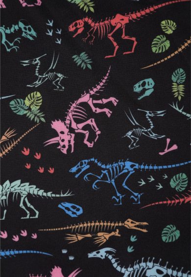 Lily Retro Off Shoulder Colourful Dino Print Swing Dress – Dresses | Kitty Darling