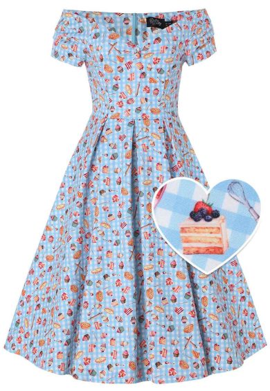 Lily Sweet Treats Gingham Picnic Dress – Dresses | Kitty Darling
