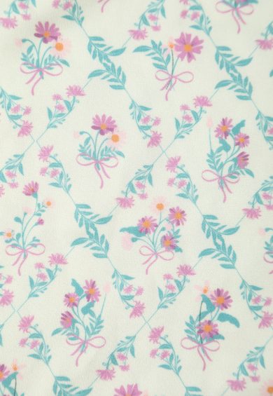 Lily Cream Off Shoulder 50s Inspired Floral Grid Print Dress – Dresses | Kitty Darling