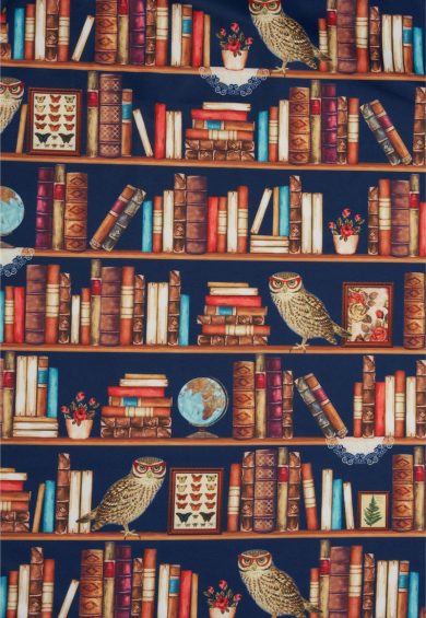 Lily Retro Off Shoulder Library Book & Owl Swing Dress – Dresses | Kitty Darling