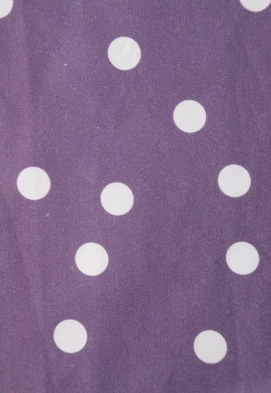 Lily Purple Off The Shoulder White Polka Dot Swing Dress – Dresses | Kitty Darling