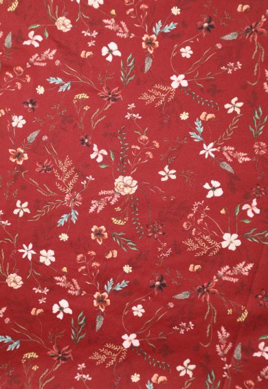 Lily Red Off Shoulder Dainty Floral Print Dress – Dresses | Kitty Darling