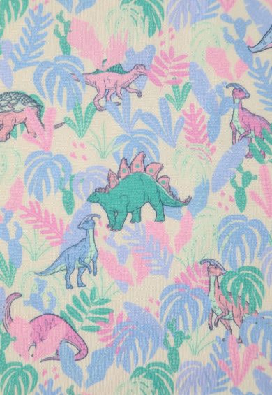 Lily Pastel Dinosaur Off Shoulder Dress – Dresses | Kitty Darling