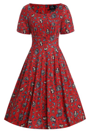 Brenda Nautical Sailor 50s Style Dress – Dresses | Kitty Darling