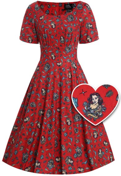 Brenda Nautical Sailor 50s Style Dress – Shop now at Kitty Darling