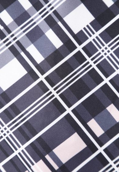 Toni Fitted Collared Vintage Dress in Black & White Tartan – Dresses | Kitty Darling