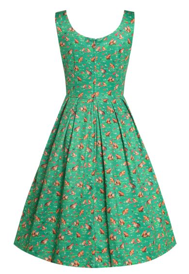 Amanda Green Capybara & Watermelon Print Swing Dress – Dresses | Kitty Darling