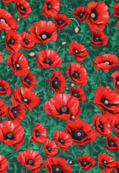 Beverly Green Cross-Over-Off-Shoulder Red Poppy Print Midi Dress – Dresses | Kitty Darling