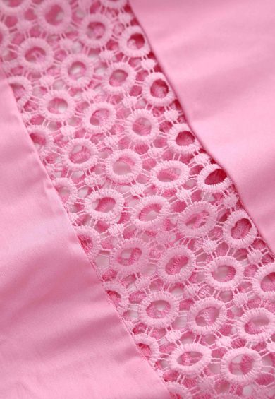 Tess Light Pink Crochet Lace Formal Dress – Dresses | Kitty Darling