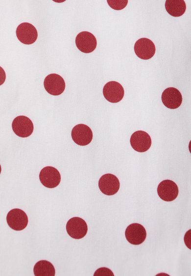 Maverick White Red Polka Dot Shirt Dress – Dresses With Pockets | Kitty Darling