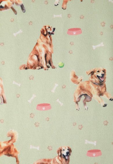 Amanda Golden Retriever Flared Dress – Dresses | Kitty Darling