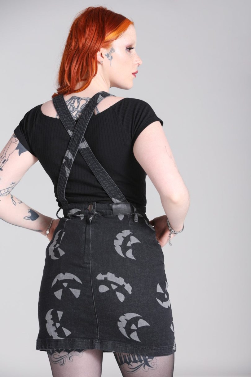 Jack-O-Lantern Pinafore Dress  Shop now at Kitty Darling