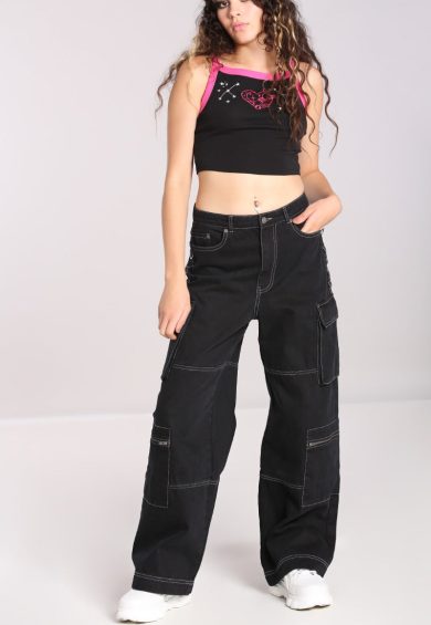 Cameron Jeans Black – Trousers | Kitty Darling