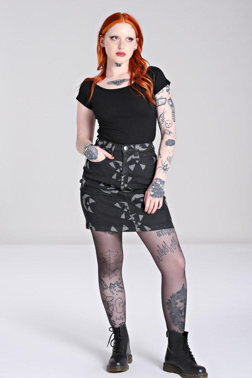 Jack-O-Lantern Skirt  Shop now at Kitty Darling