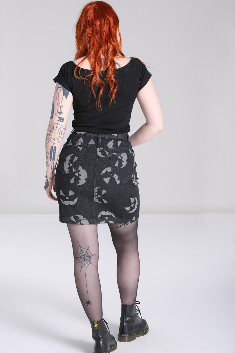 Jack-O-Lantern Skirt  Shop now at Kitty Darling