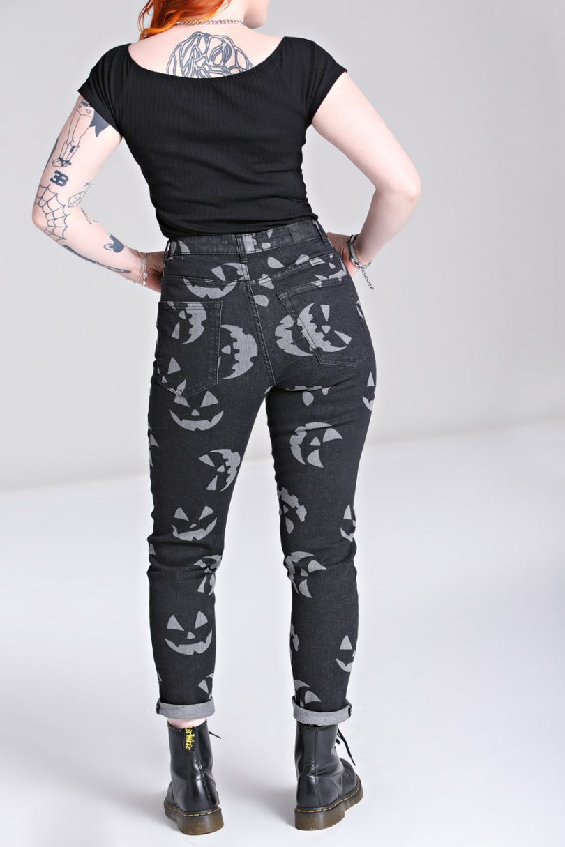 Jack-O-Lantern Jeans  Shop now at Kitty Darling