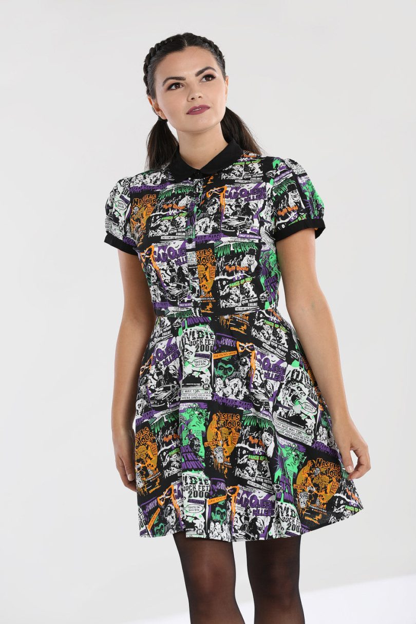 Be Afraid Mini Dress  Shop now at Kitty Darling