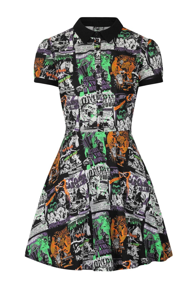 Be Afraid Mini Dress  Shop now at Kitty Darling